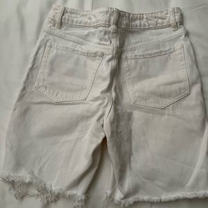 White Zara shorts